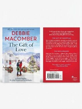 Debbie Macomber The Gift of Love Holiday Paperback - Red & Blue